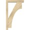 Ekena Millwork Westlake Block Rough Sawn Bracket w/ Offset Brace, Douglas Fir, 4"W x 18"D x 30"H BKT0402X18X30WTL05RDF - alternate 4
